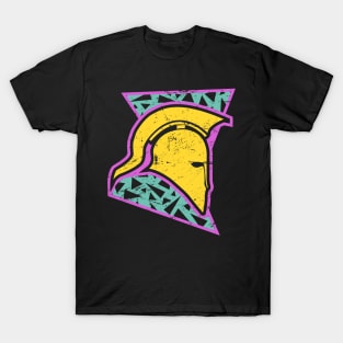 Rad 90s Greek Sparta Helmet T-Shirt